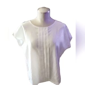 White pull over blouse